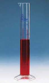 Probeta graduada, forma alta, PMP, clase A, con certificado de lote, 250ml: 2ml. Compra por múltiplo de 2/Precio x un. Brand.